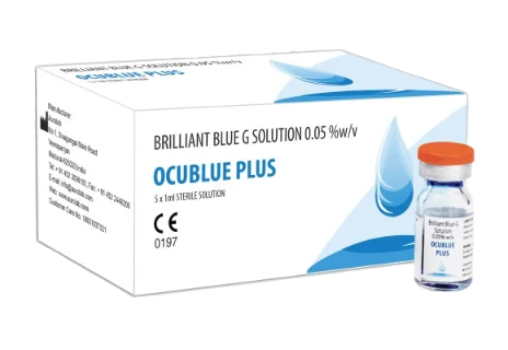 Azul Brillante Caja Con 5 Viales De 1 ml